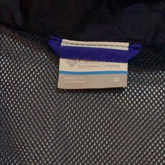 Blue Columbia Windbreaker - Picture 4 of 5